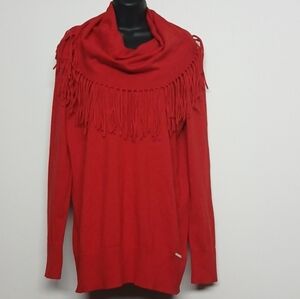 Michael Kors Women Red Sweater Size XL EUC